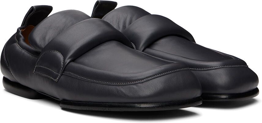 Dries Van Noten Gray Padded Loafers - Picture 2