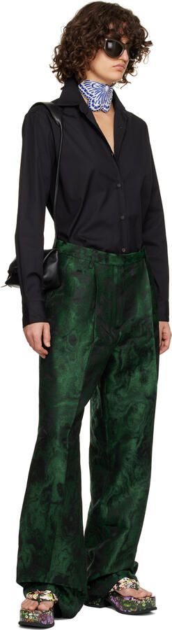 Dries Van Noten Multicolor Floral Platform Heeled Sandals - Picture 4