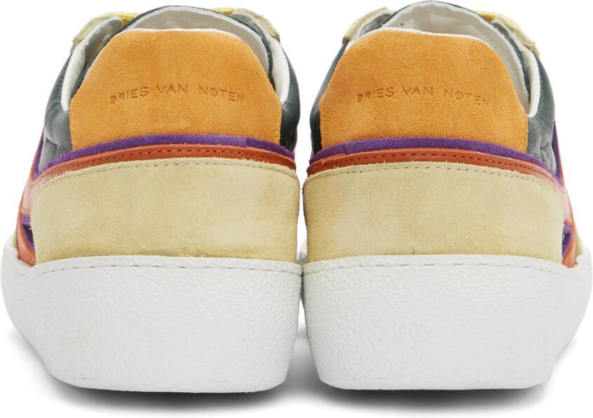 Dries Van Noten Multicolor Leather Sneakers - Picture 2