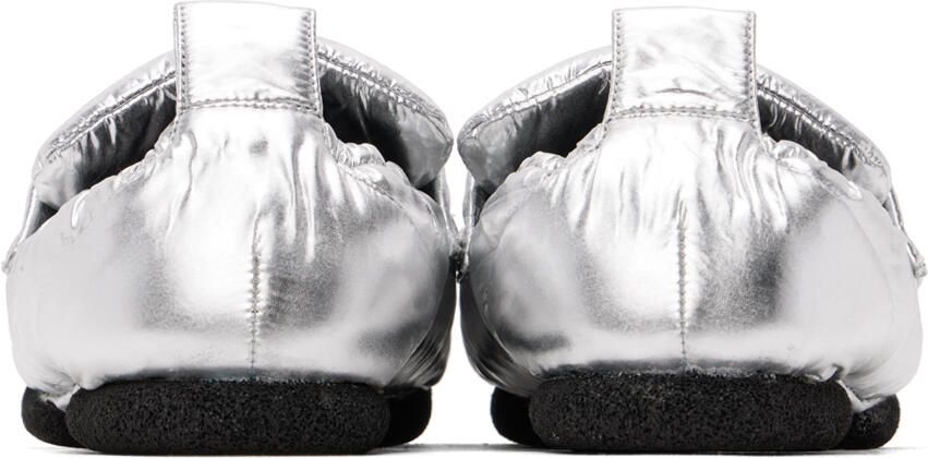 Dries Van Noten Silver Padded Loafers
