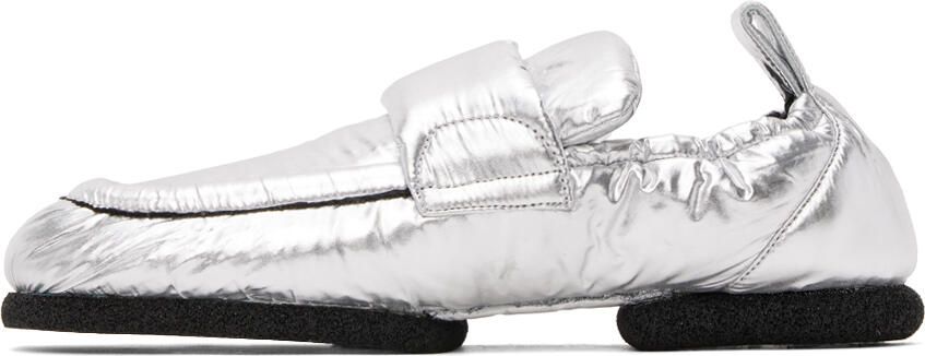Dries Van Noten Silver Padded Loafers - Picture 3