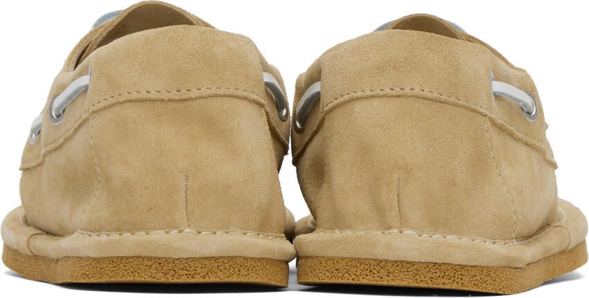 Dries Van Noten Tan Laced Loafers