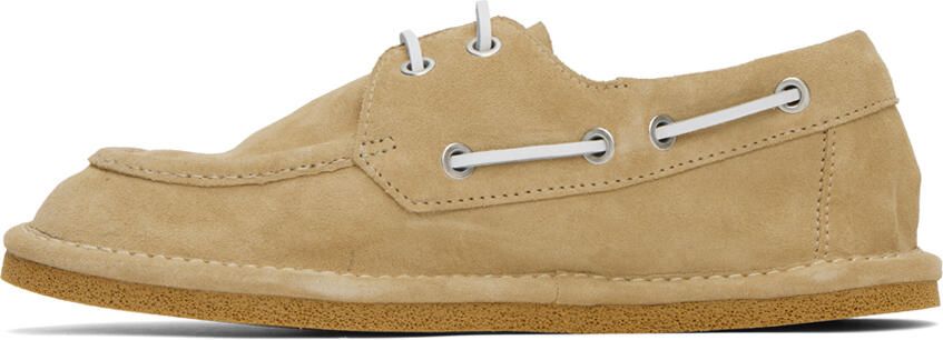 Dries Van Noten Tan Laced Loafers - Picture 3