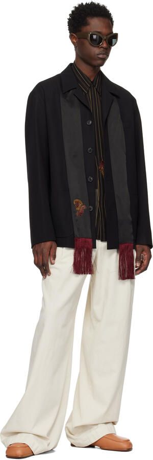 Dries Van Noten Tan Padded Loafers - Picture 4