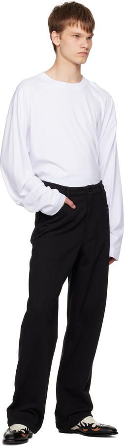 Dries Van Noten White Cowboy Slippers - Picture 4