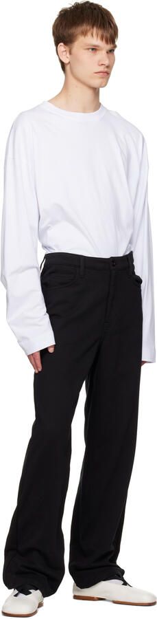 Dries Van Noten White Square Toe Slippers - Picture 4