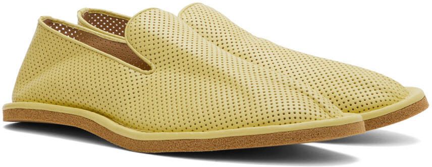 Dries Van Noten Yellow Leather loafers - Picture 2