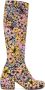 Dries Van Noten Multicolor Floral Boots - Thumbnail 1