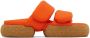 Dries Van Noten Orange Mesh Strap Platform Sandals - Thumbnail 1