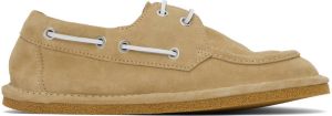 Dries Van Noten Tan Laced Loafers