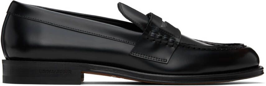 Dsquared2 Black Classic Loafers