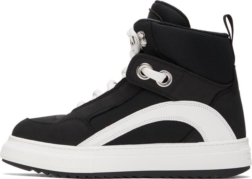 Dsquared2 Black & White Boogie Sneakers - Picture 2