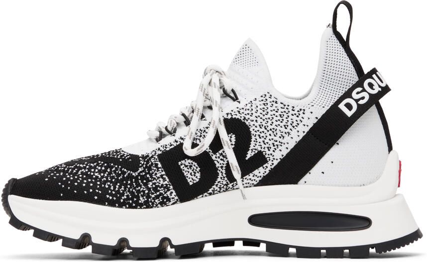 Dsquared2 Black & White Run DS2 Sneakers - Picture 3