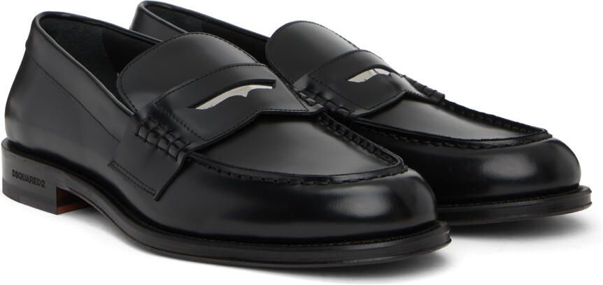 Dsquared2 Black Classic Loafers - Picture 2