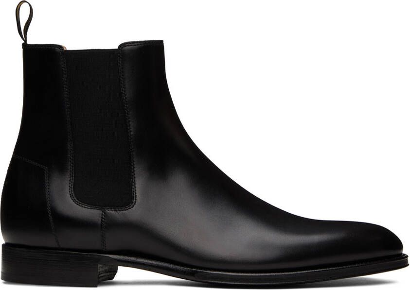 Dunhill Black Kensington Boots