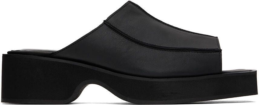 Eckhaus Latta Black Frame Mules