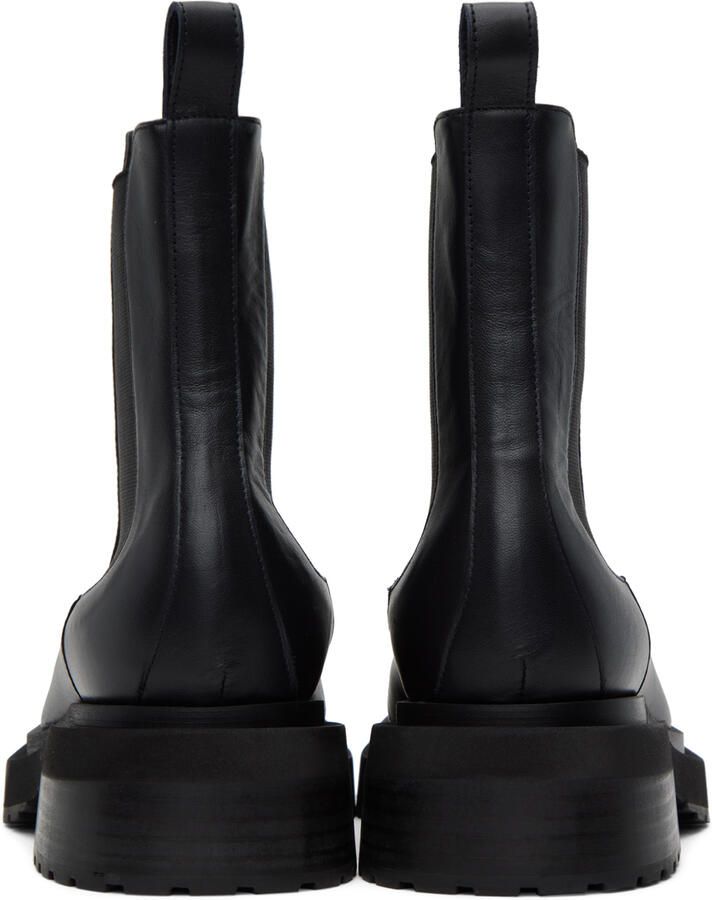 Eckhaus Latta Black Mike Chelsea Boots - Picture 2