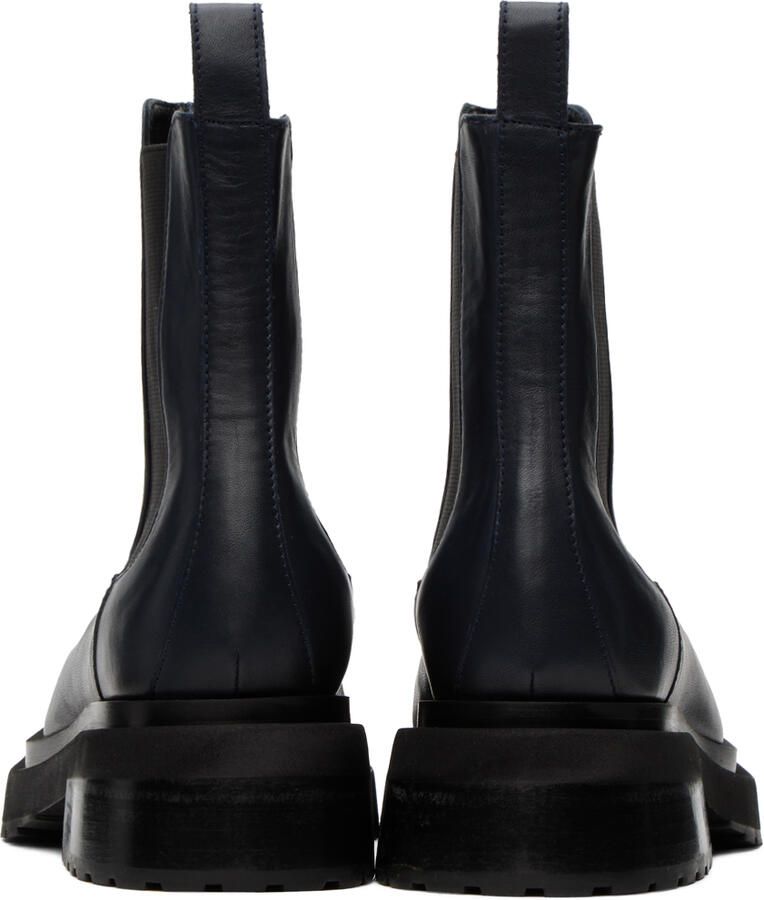 Eckhaus Latta Black Mike Chelsea Boots