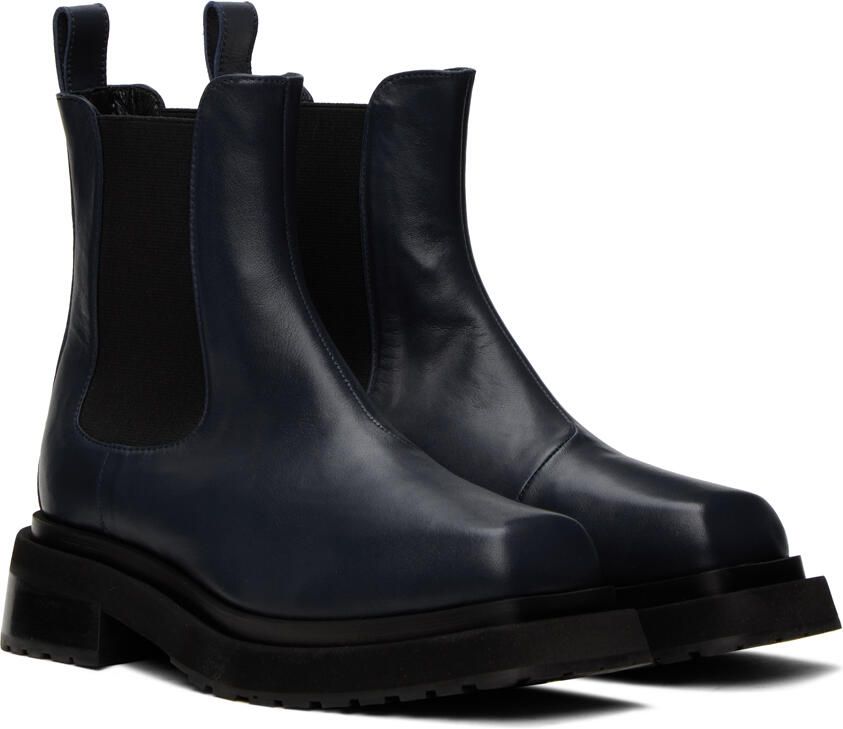 Eckhaus Latta Black Mike Chelsea Boots - Picture 2