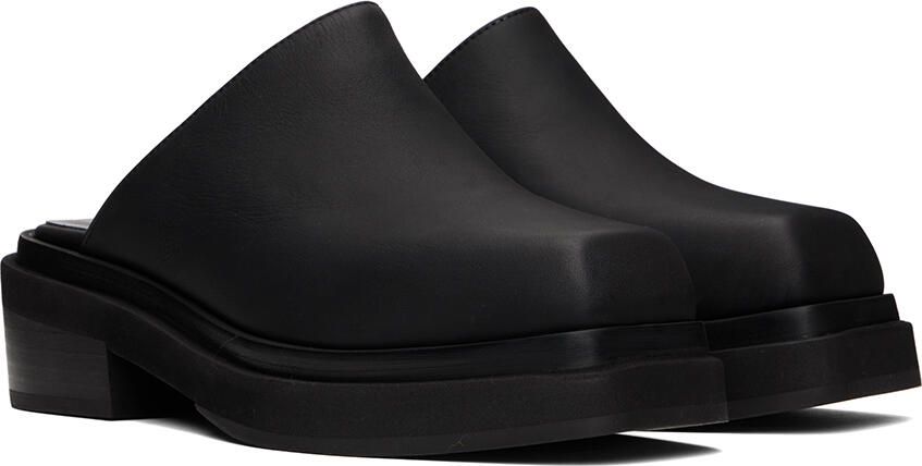 Eckhaus Latta Black Zoe Clogs - Picture 3