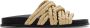 Emme Parsons Beige Evvie Flat Sandals - Thumbnail 1