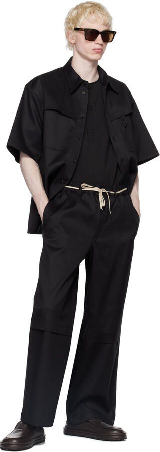 Emporio Armani Brown Collapsible Heel Loafers - Picture 3