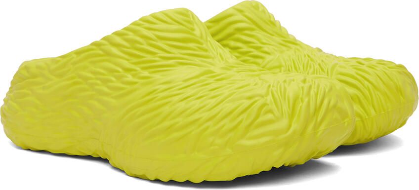 Emporio Armani Green Wave Mules - Picture 2