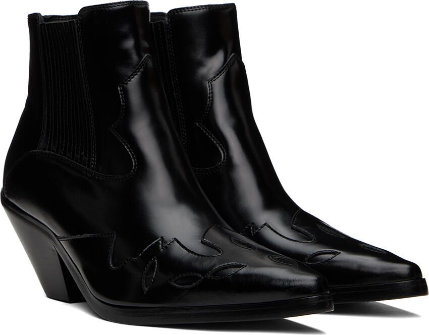 Enfants Riches Déprimés Black Midnight Cowboy Boots - Picture 2