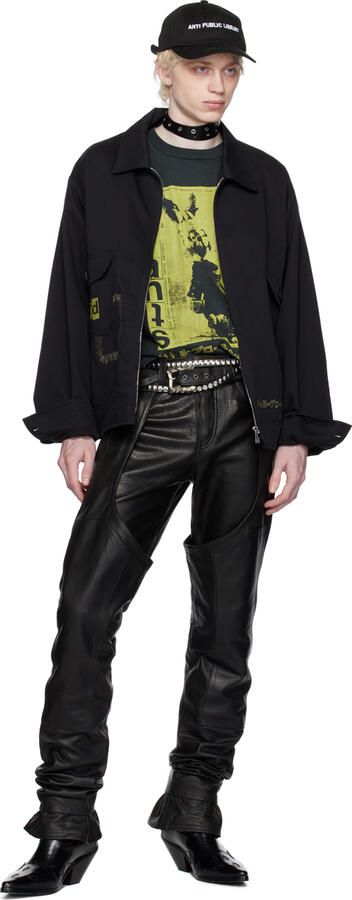 Enfants Riches Déprimés Black Midnight Cowboy Boots - Picture 4