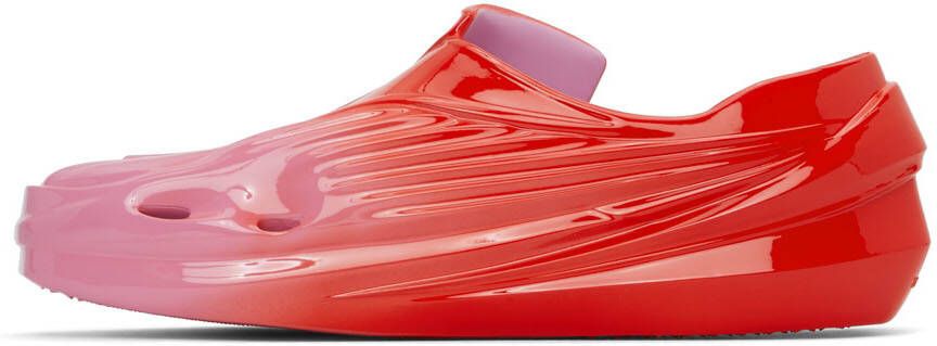 1017 ALYX 9SM Red & Pink Mono Slip-On Sneakers