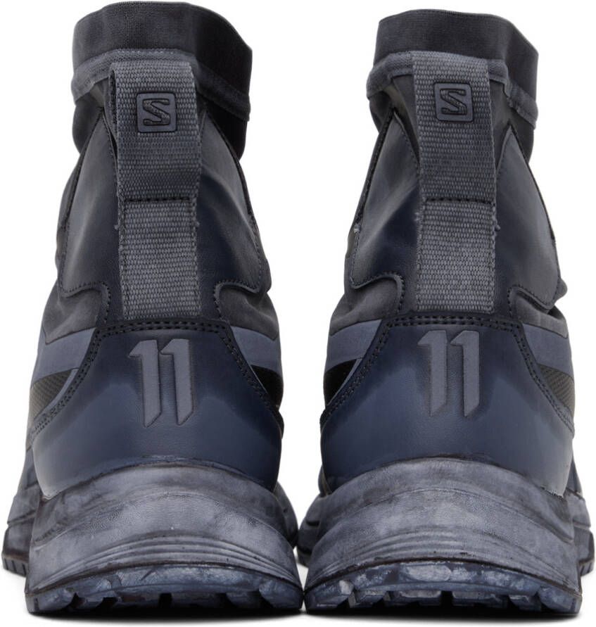 11 by Boris Bidjan Saberi Black & Navy Salomon Edition Bamba 2 GTX High Sneakers