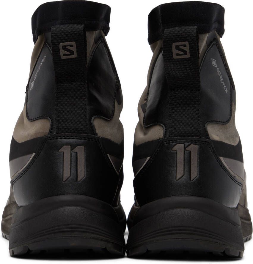 11 by Boris Bidjan Saberi Brown Salomon Edition Bamba 2 GTX High Sneakers