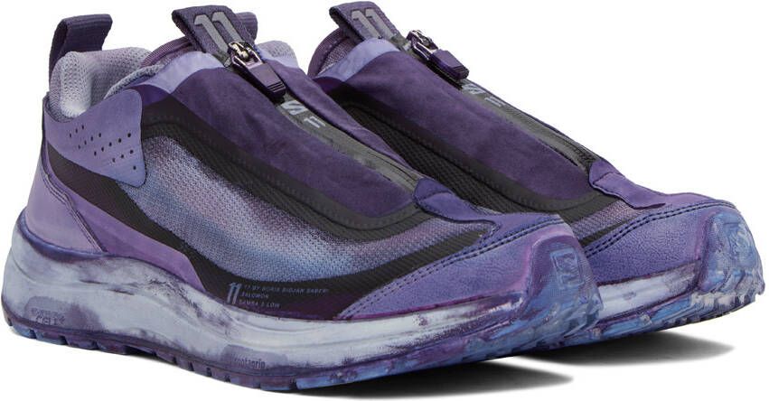 11 by Boris Bidjan Saberi Purple Salomon Edition Bamba 2 Low Sneakers
