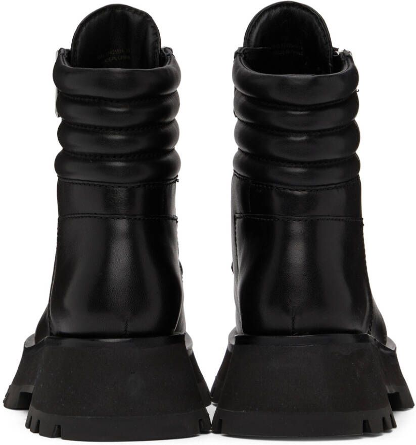3.1 Phillip Lim Black Kate Double-Zip Boots
