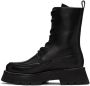 3.1 Phillip Lim Black Kate Lace-Up Combat Boots - Thumbnail 3