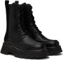 3.1 Phillip Lim Black Kate Lace-Up Combat Boots - Thumbnail 4