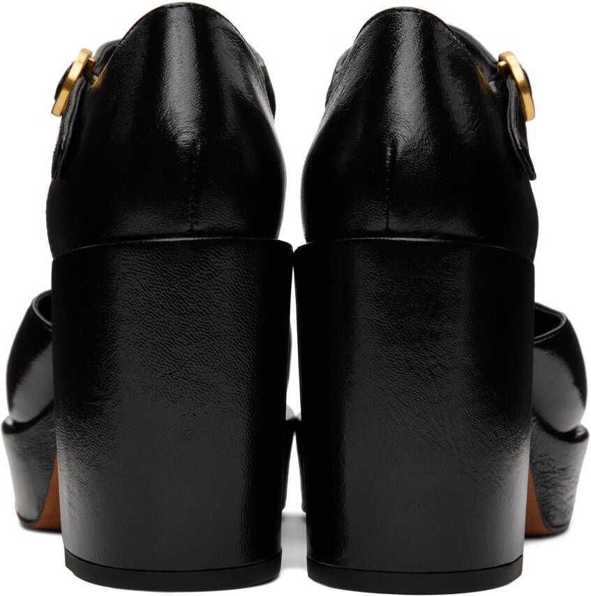 3.1 Phillip Lim Black Naomi Platform Mary Jane Heels