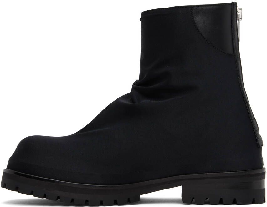 424 Black Zip Boots