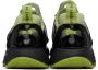 44 Label Group Black & Green Symbiont Sneakers - Thumbnail 2