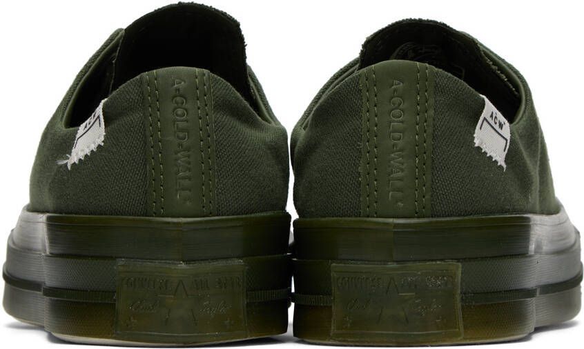 A-COLD-WALL* Green Converse Edition Chuck 70 Sneakers