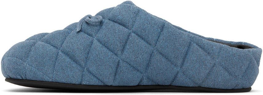 ABRA Blue Quilted Slippers
