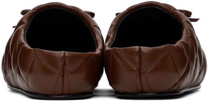 ABRA Brown Quilted Loafers