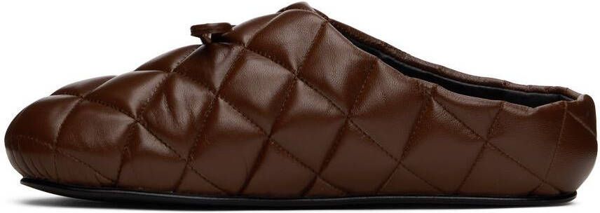 ABRA Brown Quilted Loafers