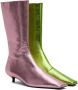 ABRA Pink & Green Lord Boots - Thumbnail 4