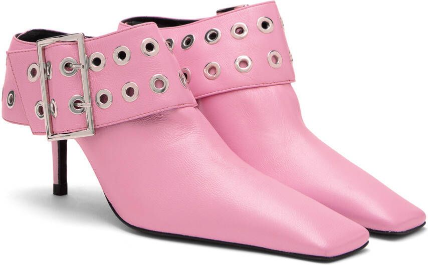 ABRA Pink Big Belt Heels