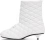 ABRA White Quilted Boots - Thumbnail 3