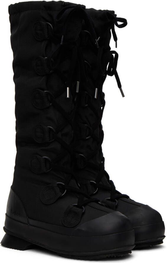 Acne Studios Black Lace-Up Boots