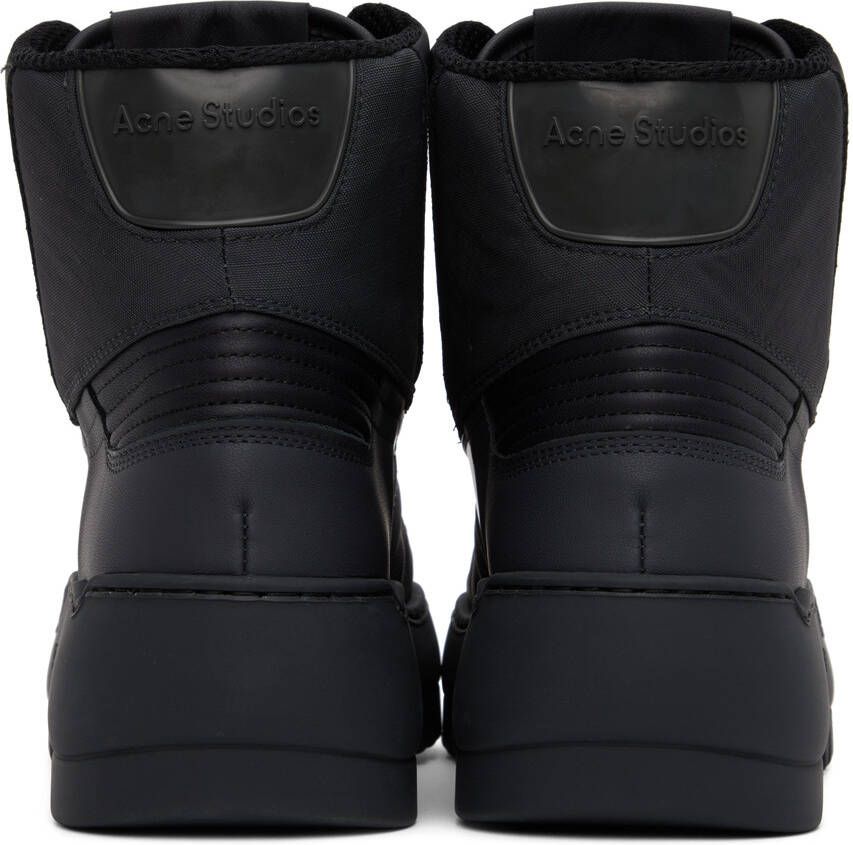 Acne Studios Black Paneled Boots