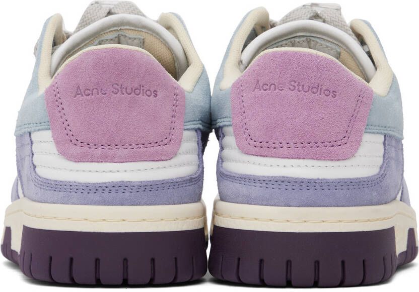 Acne Studios Blue & Purple Preppy Low Sneakers