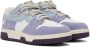 Acne Studios Blue & Purple Preppy Low Sneakers - Thumbnail 4